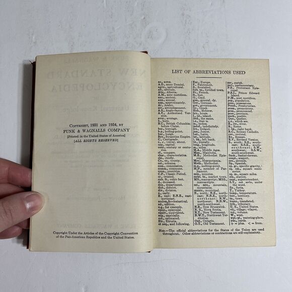 Funk n Wagnalls New Standard Encyclopedia 1934 Vol XVI Hovey to Jungermannia - Picture 7 of 15